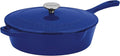 Cuisinart 12-Inch Cast Iron Chicken Fryer with Lid, 4.5 Quart Capacity, Porcelain Enameled Interior, Oven Safe, Induction Compatible, Colbat