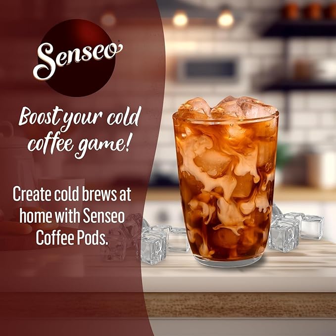 Senseo Espresso Coffee Pods – 48 Count – Powerful & Aromatic Dark Roast – Single-Serve Coffee Pads Compatible with Senseo Machines – Imported from the Netherlands