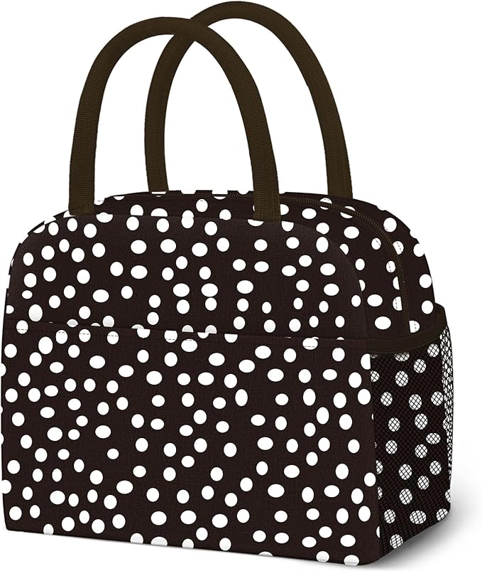DALINDA Lunch Bag Lunch Box for Women Men Reusable Insulated Lunch Tote Bag,Leakproof Thermal Cooler Sack Food Handbags Case High Capacity for Travel Work Picnic Beach