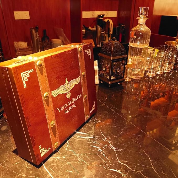 Cocktail Smoker Kit with Torch, Whiskey/Bourbon/Old Fashioned Smoker Kit with Torch,6 Flavor of Wood Chips,Orange/Apple/Oak/Cherry/Walnut/Mesquite,Birthday Gifts for Man,Husband,Dad(No Butane)