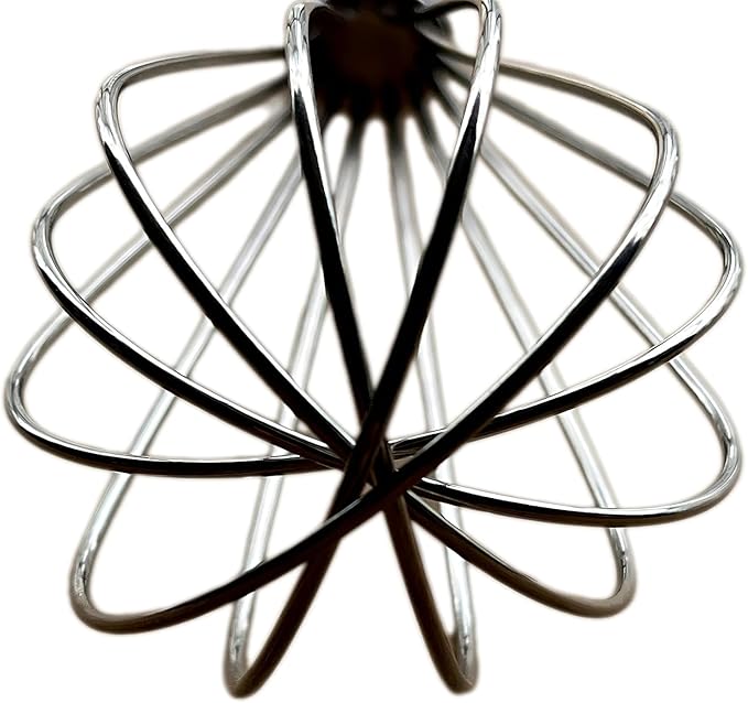 10-inch stainless steel whisk, suitable for mixing batter, whipping cream and mixing seasonings (304 egg beater steel wire thickened)
