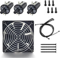 Replacement Fan and Hopper Door Switch Kit for Masterbuilt Gravity Series 560/800/1050 XL Digital Charcoal Grills & Smokers, Includes 1 Fan Kit, 3 Hopper Lid/Door Switches & 1 Electric Wire Kit