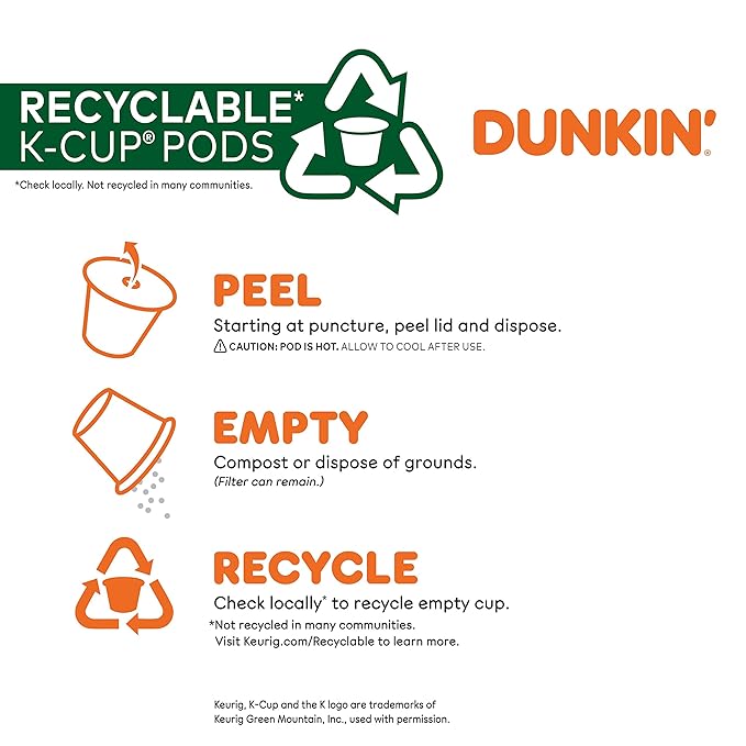 Dunkin' Cinnamania Flavored Coffee, 60 Keurig K-Cup Pods