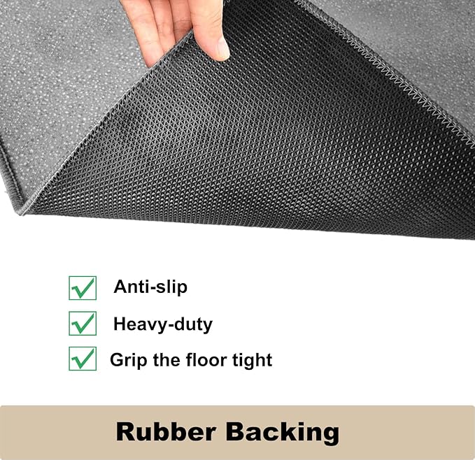 BBQ Grill Mat for Outdoor Grill, 65 x 38 inches Heavy Duty Thickened Under Grill Mats, Oil-Proof Waterproof Floor Protector for Deck and Patio