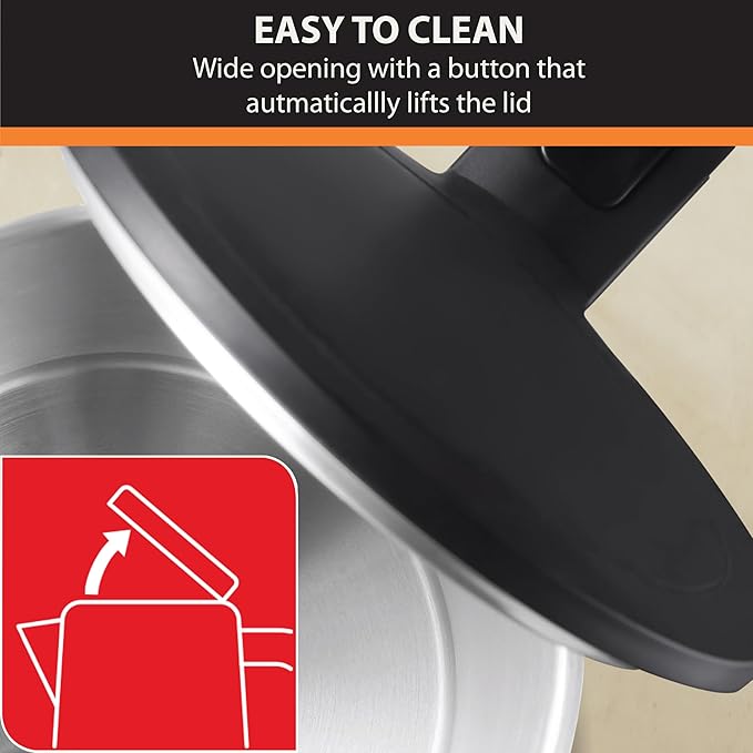 KRUPS 1.5L Electric Kettle Stainless Steel Cool Touch Interior, Fast Boiling, One Cup in 80 Seconds, Double Wall, Auto Off, Keep Warm, Hot Water Kettle Electric, Cordless, Black