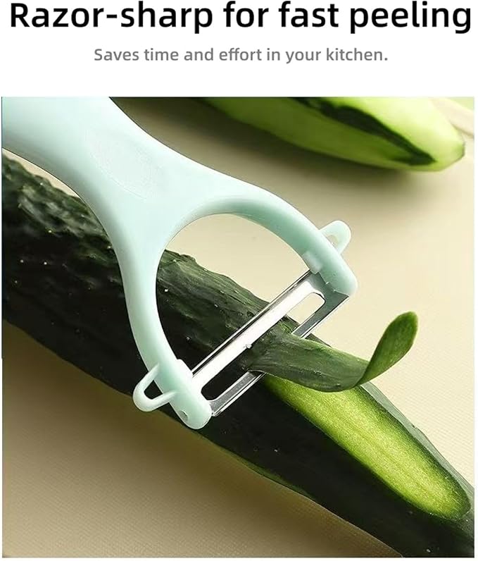 Kitchen peeler, potato peeler, vegetable peeler, carrot peeler, peeler, planer knife 3pcs/ packet Silver/pink/green