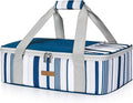 LUNCIA Insulated Casserole Carrier for Hot or Cold Food, Lasagna Lugger Tote for Potluck Parties/Picnic/Cookouts, Fits 9"x13" Baking Dish, Blue
