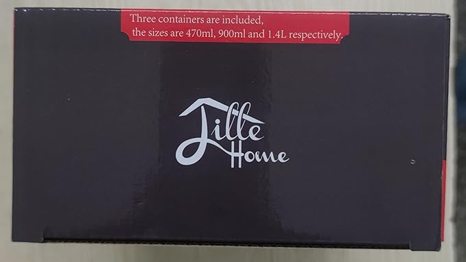 Lille Home Leak Proof Stainless Steel Lunch Snack Containers Set - Ideal for Educational Settings and Daycare - Nesting Trio with Silicone Lids - 47oz+30oz+16oz - Dark Pink