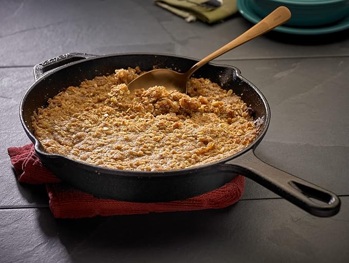 Mercer Culinary Pre-Seasoned Cast Iron Skillet, 10.25-Inch