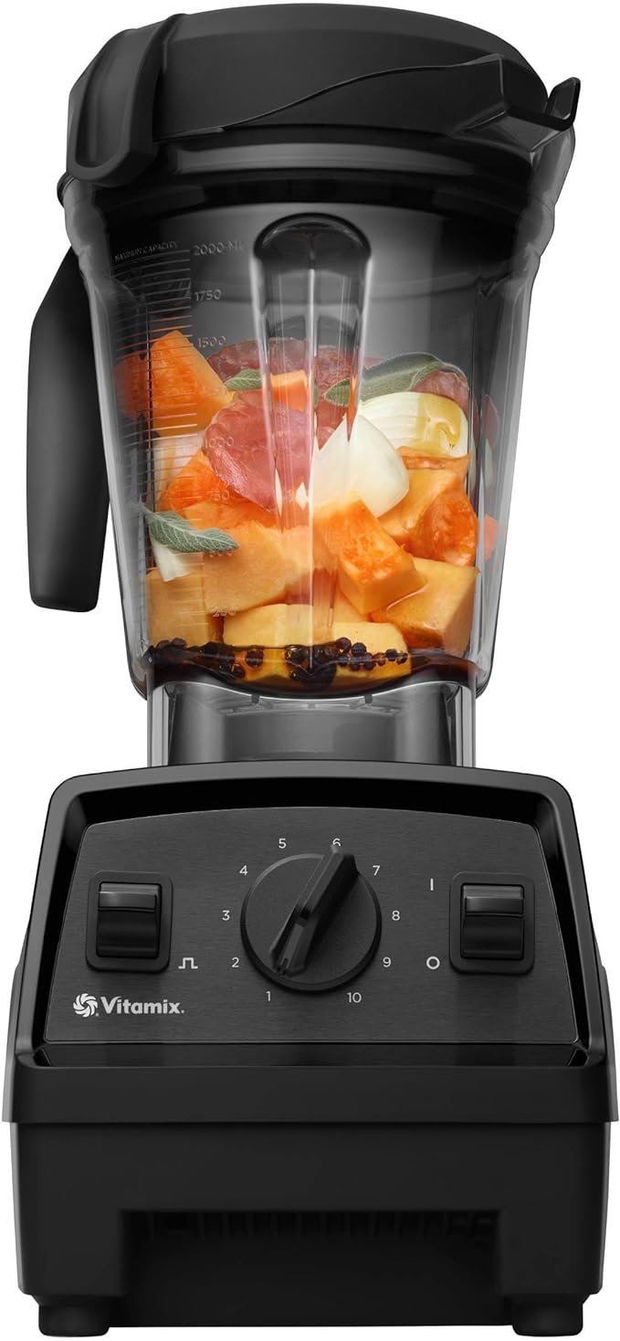 Vitamix Explorian Blender, Professional-Grade, 64 oz. Low-Profile Container, Black - 65542 (Renewed Premium)
