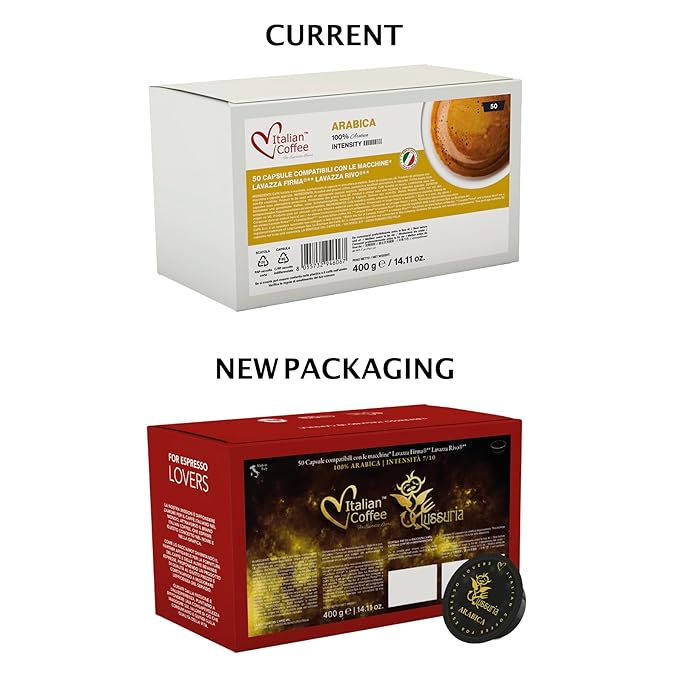 ITALIAN COFFEE FOR ESPRESSO LOVERS Italian Coffee capsules compatible with RIVO machines (Arabica/Cremoso, 100)