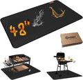 MODIGT 48 ×30 inch Under Grill mat, Double-Side Fireproof & Heat-Resistant Outdoor Grill Mat, Protective Mat for Patio, Courtyard, Tabletop, Outerdoor BBQ Fire Pit Fireplace Mat