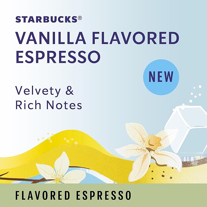 Starbucks by Nespresso Vertuo, Iced Vanilla, 32-count Coffee Pods, Brews 2.7 oz.