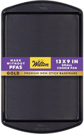 Wilton Gold Premium Non-Stick Warp-Resistant Bakeware, Made without PFAs, Small Baking Sheet, 13 x 9 x 0.6 in, Packaging May Vary