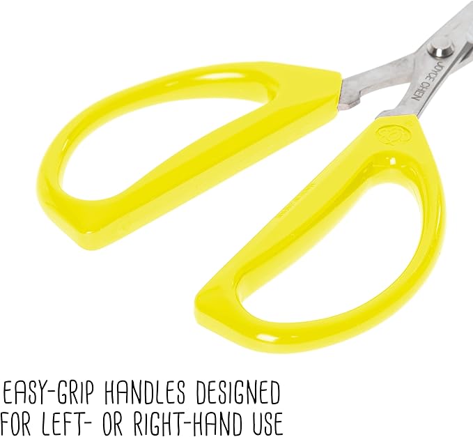 Joyce Chen Original Unlimited Kitchen Scissors All Purpose Kitchen Shears With Comfortable Handles, Yellow, 2 Pack