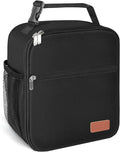 Lunch Box for Men & Women Durable Lunch Bag for Adults Reusable Small Lunchbox Black