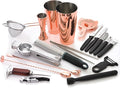 Barfly Cocktail Set, 12-Piece Deluxe, Copper