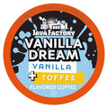 Java Factory Coffee Pods Vanilla Flavored Coffee Compatible with K Cup Brewers Including 2.0, Vanilla Dream, 80 Count