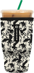 Sok It JavaSok Iced Coffee & Cold Soda Insulated Neoprene Cup Sleeve (Monkey Business, Large: 30-32oz)