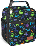 Lunch Box for Men & Women Durable Lunch Bag for Adults Reusable Small Lunchbox Purple Dinosaur