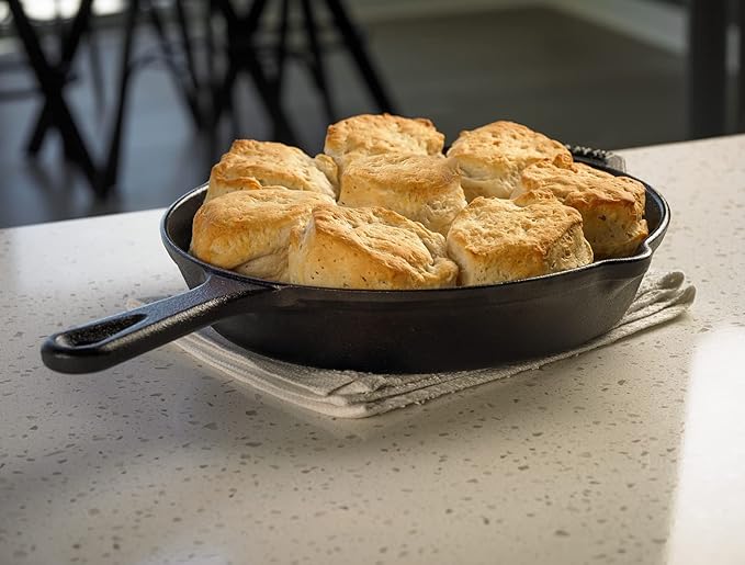 Mercer Culinary Pre-Seasoned Cast Iron Skillet, 10.25-Inch