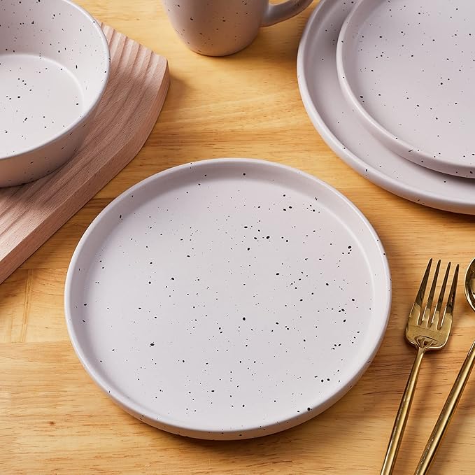 Stone lain Jade Stoneware Dinnerware Set, 32-Piece Service for 8, Taupe