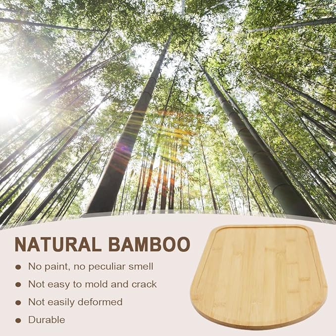 Compatible with Kitchen aid 4.5-5 Qt Bamboo Mixer Slider - Appliance Slider for Tilt Head Kitchen aid Stand Mixer Artisan, Countertop Storage Mover Sliding Tray Accessories Attachments