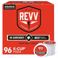 REVV No Surrender Keurig Single-Serve K-Cup Pods, Dark Roast Coffee, 96 Count