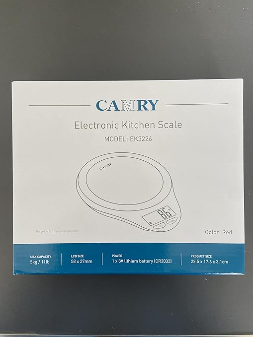 Food Scale, NUTRI FIT Digital Kitchen Scale Weight Grams and Ounces for Weight Loss, Accurate Cooking Baking Scale LCD Display Max 11lb 1g Increment with Wide Stainless Steel Platfrom, Black