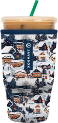Sok It JavaSok Iced Coffee & Cold Soda Insulated Neoprene Cup Sleeve (Peak Season, Large: 30-32oz)
