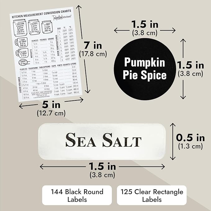 Talented Kitchen Spice Rack Organizer - 4 Stainless Steel Wall-Mounted Racks - 24 4 oz Glass Jars & 269 Preprinted Labels, Chrome - Kitchen & Cabinet Seasoning Organizer for Space Saving Spice Storage