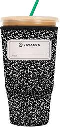 Sok It JavaSok Iced Coffee & Cold Soda Insulated Neoprene Cup Sleeve (Compose Yourself, XXLarge: 44-48oz)