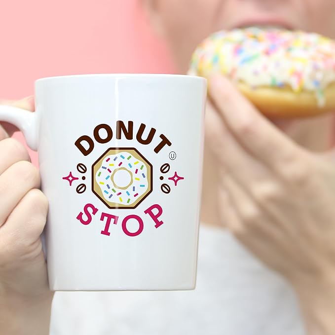 Donut Stop Flavored Coffee Pods, Compatible with 2.0 K-Cup Brewers, Old Fashion Donut Flavor, 40 Count