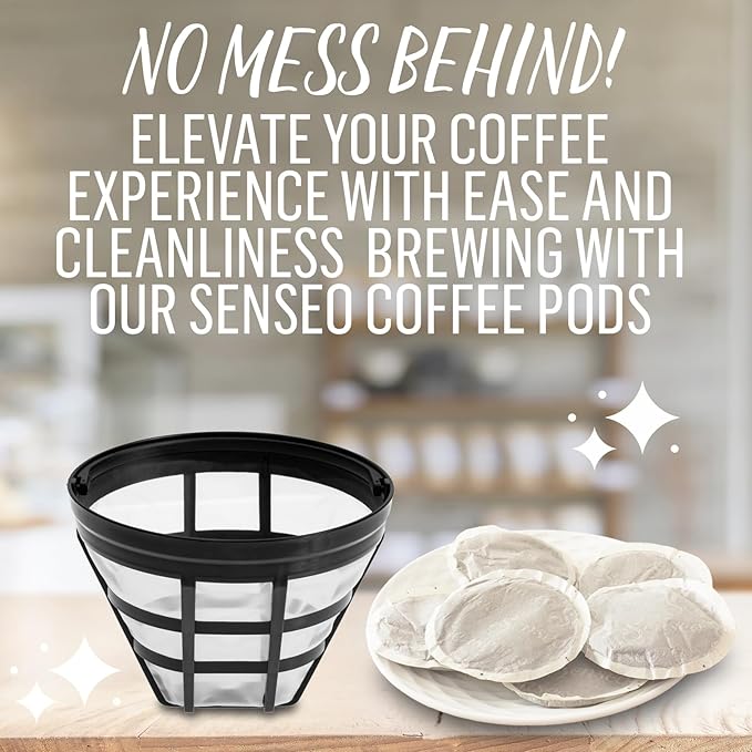 Senseo Classic Medium Roast Coffee Pods – 240 Count (5 Packs) – Smooth & Balanced Flavor with Rich Crema – Compatible with Senseo & PeleCom Machines – Single-Serve Coffee Pads for Fresh, Aromatic Brew