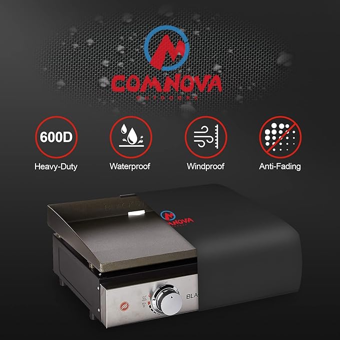 Comnova Griddle Cover for Blackstone 22" Tabletop Griddle - Heavy Duty, Waterproof