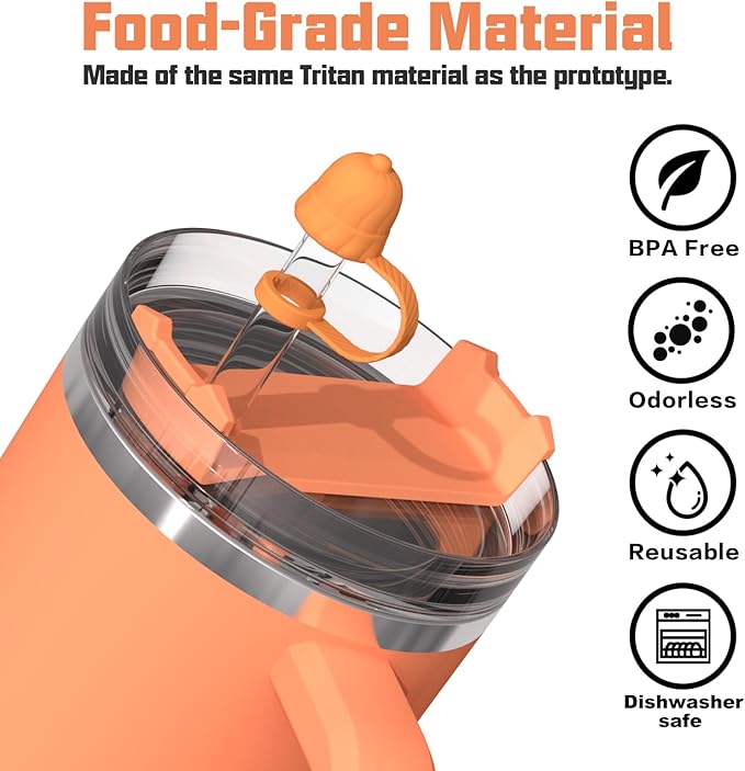 Adjustable Straw Cover for Stanley|Simple Modern|Yeti|Owala|Hydro Flask|Reduce|Maars|Meoky|MaxBase|Beast|Hydrapeak Cup, All Brand of Straw Accessories, Diameter 6mm-12mm, BPA Free, Dishwasher safe
