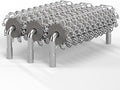 Replacement Brush Head for Bristle Free Grill Brush Compatible with HOUSE AGAIN Grill Cleaner,304 Stainless Steel Mesh+Safe Silicone Sponge Spinning Design Full-Angle Clean,Sturdy/Heat Resistant-3pcs