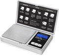 Fuzion Digital Pocket Gram Scale, 200g/0.01g Mini Jewelry Scale, Small Scale, Digital Scale Gram and Ounce, Portable Travel Food Scale .01 Gram Accuracy