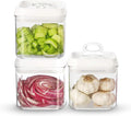 Felli Flip Tite Food Storage Container 5" LARGE Size Airtight Lid Lock Top, Stackable Kitchen Canister for Space Saving, Pantry Fridge Cupboard Organizer, Spice Seasoning Pet Treats Snack (1.1 qt)