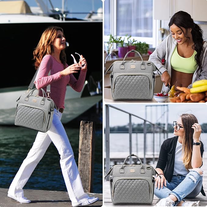 Artelaris Insulated Lunch Bag for Women Men, Large Reusable Lunch Box, Adult Leakproof Cooler Tote Bags Adjustable Strap for Work Picnic（16 Liters）