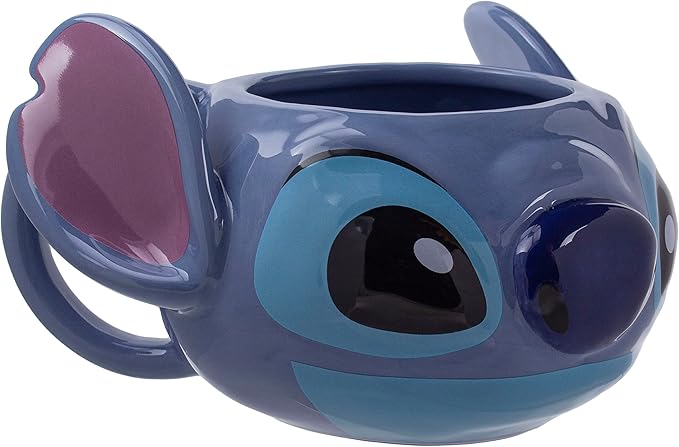 Disney Lilo and Stitch Officially Licensed Oversized Coffee Mug, Heat Resistant Disney Character Novelty Gift and Keepsake Tea Cup | Paladone