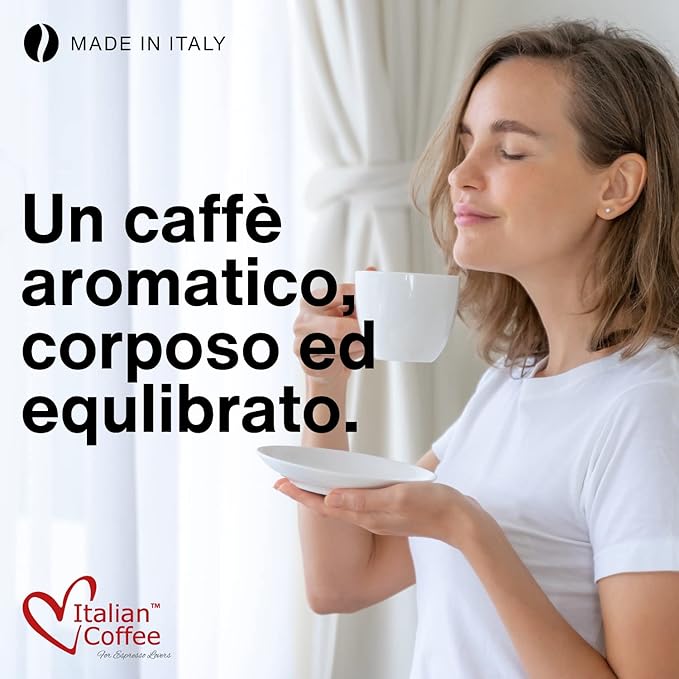 ITALIAN COFFEE FOR ESPRESSO LOVERS Italian Coffee capsules compatible with RIVO machines (Vigoroso, 50 Count (Pack of 1))