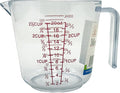 Better Houseware 2.5 Cup Measuring Cup, Clear Plastic Measuring Cup for Liquids, 20 oz, Kitchen Essential Plastic Measuring Cups for Baking & Cooking, Ounce Measuring Cup, Clear