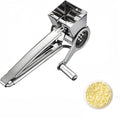 Manual Rotary Cheese Grater Stainless Steel Parmesan Grater, Hand Crank Cheese Graters, Cheese Shredder Slicer Handheld for Hard Cheese Chocolate Nuts Kitchen Parmesan