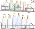 ODesign Adhesive Bathroom Shelf Organizer Shower Caddy Kitchen Spice Rack Wall Mounted No Drilling SUS304 Stainless Steel Rustproof