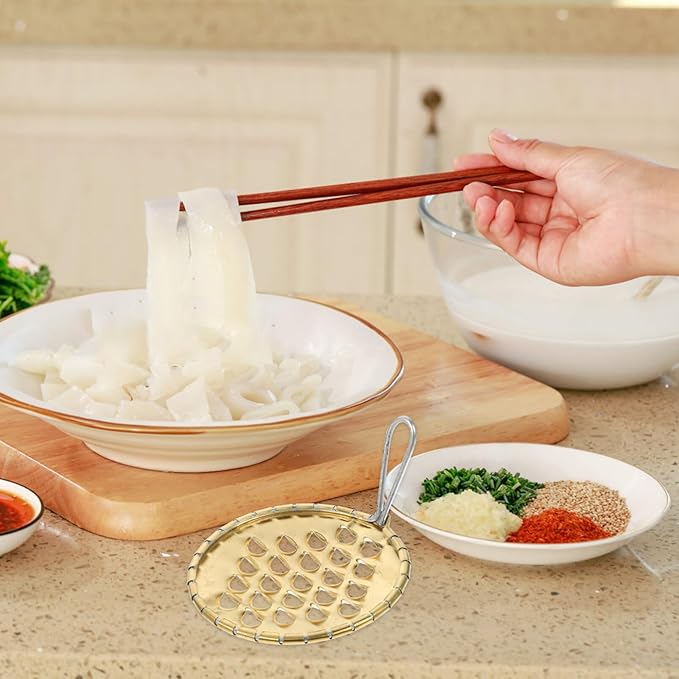 Tofficu Stainless Steel Cold Noodle Scraper - bean jelly scraping tool, Kitchen Gadget for Jelly and Liang Pi, Cheese Butter Grater Zester