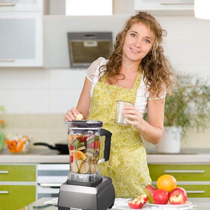 Blender Professional Countertop Blender, 1800W High Speed Smoothie Blender for Shakes and Smoothies, commercial blender with Timer, 68OZ BPA-Free Tritan Jar, Smoothie Maker BATEERUN 8 Blades