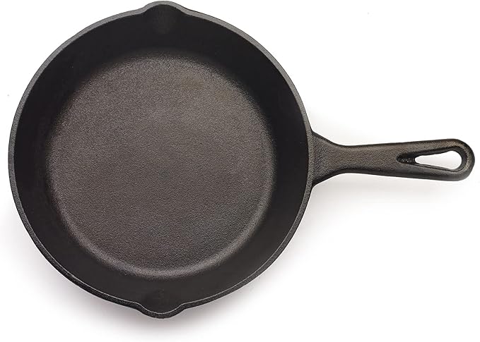 Mercer Culinary Pre-Seasoned Cast Iron Skillet, 8-Inch