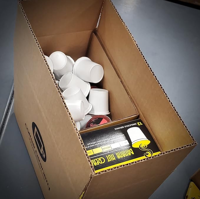 Butter Rum Cake Decaf Coffee Pods by Coffee Beanery | 96ct Bulk Flavored Decaf Coffee Pods Medium Roast Coffee