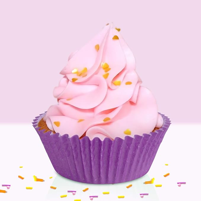Baking Cups, 100 pieces Cupcake Wrappers Nonstick Muffin Molds Holders for Wedding, Birthday, Baby Shower or Holiday Party